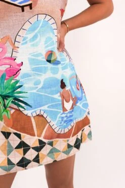 Tommie Mini Dress Poolside -Jean Jail Shop Tommie Mini Dress Poolside c