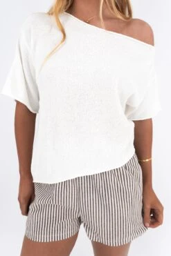 Tory Knit Top White