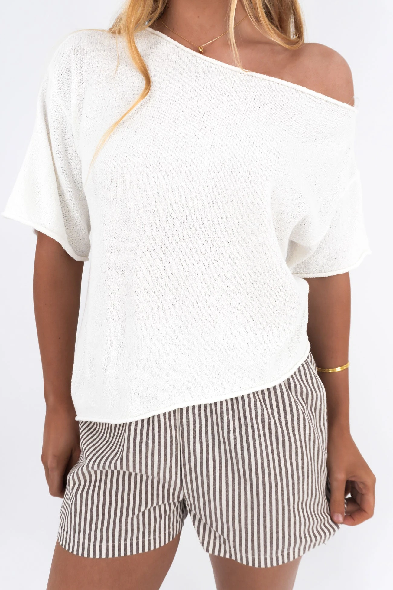 Tory Knit Top White 1 Tory Knit Top White