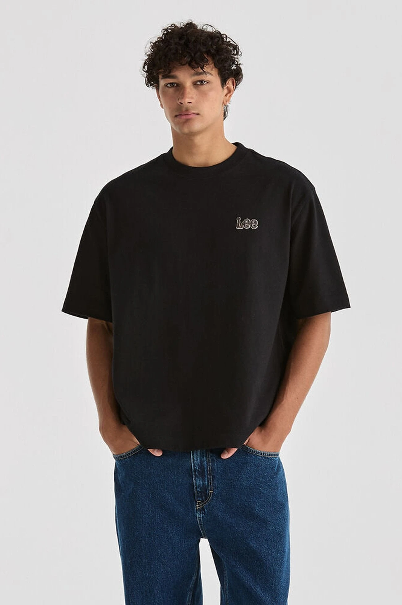 Lee Twitch Box Cutter Tee Black 1 Lee Twitch Box Cutter Tee Black