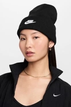 Nike Peak Beanie Black White