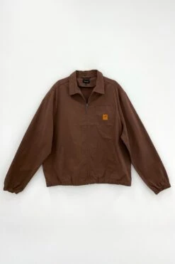 Brixton Union Relaxed Harrington Jacket Pinecone Brown