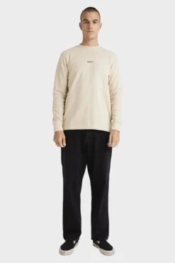 RVCA Union Waffle Long Sleeve Natural -Jean Jail Shop Union Waffle Long Sleeve Natural f1jpg