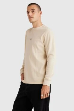 RVCA Union Waffle Long Sleeve Natural -Jean Jail Shop Union Waffle Long Sleeve Natural sjpg