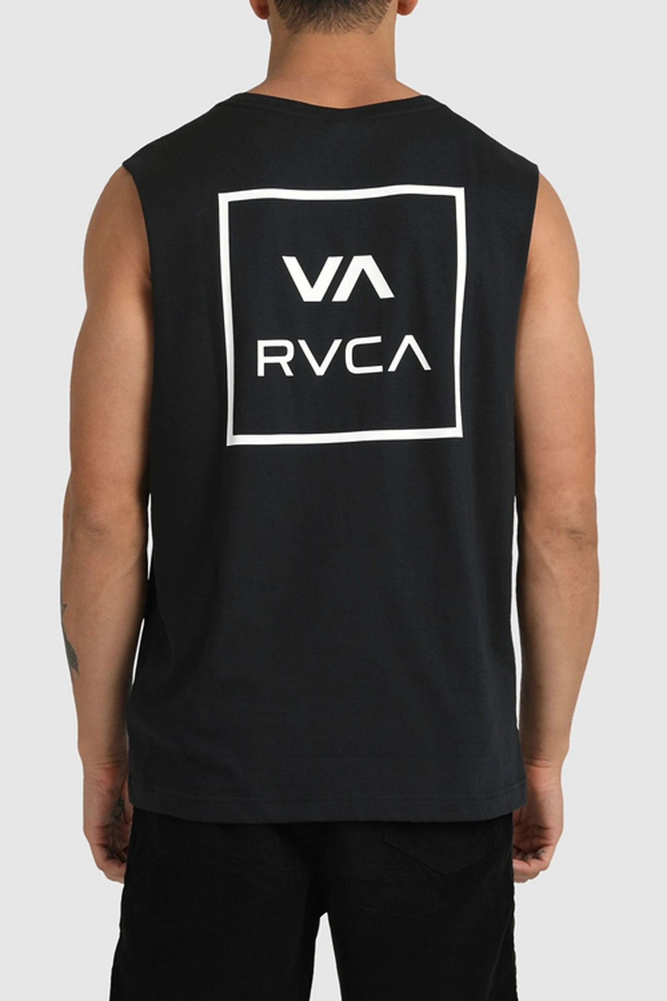 RVCA VA All The Way Muscle Black 2 RVCA VA All The Way Muscle Black - Image 2