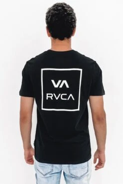 RVCA VA All The Way Organic Tee Black -Jean Jail Shop VA All The Way Organic Short Sleeve Tee Black1