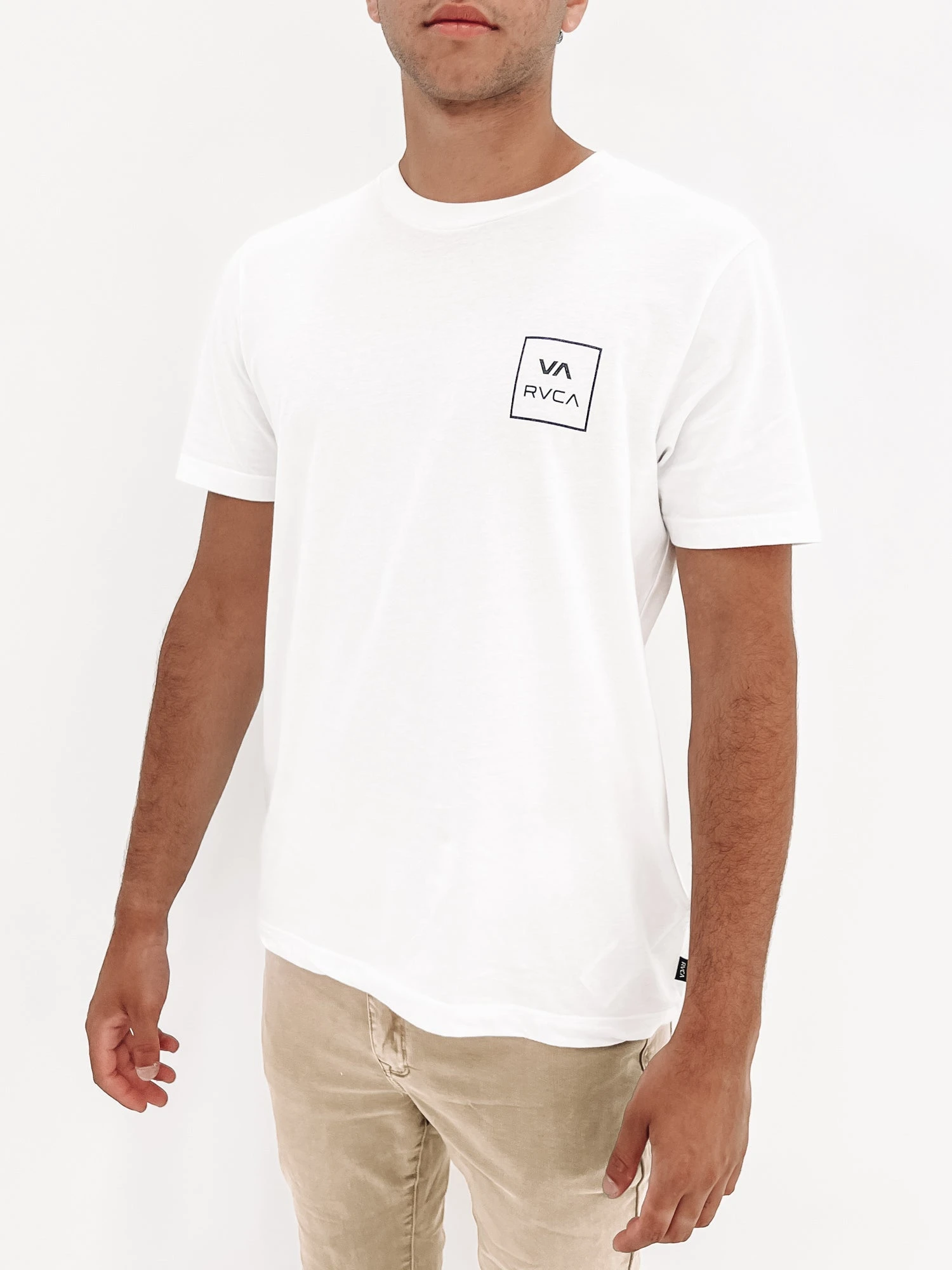 RVCA VA All The Way Organic Tee White 2 RVCA VA All The Way Organic Tee White - Image 2
