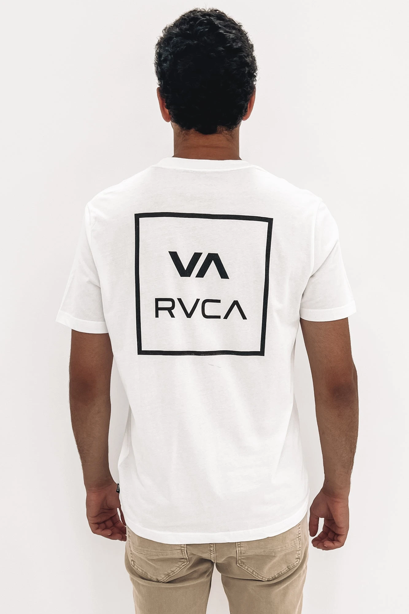 RVCA VA All The Way Organic Tee White 3 RVCA VA All The Way Organic Tee White - Image 3