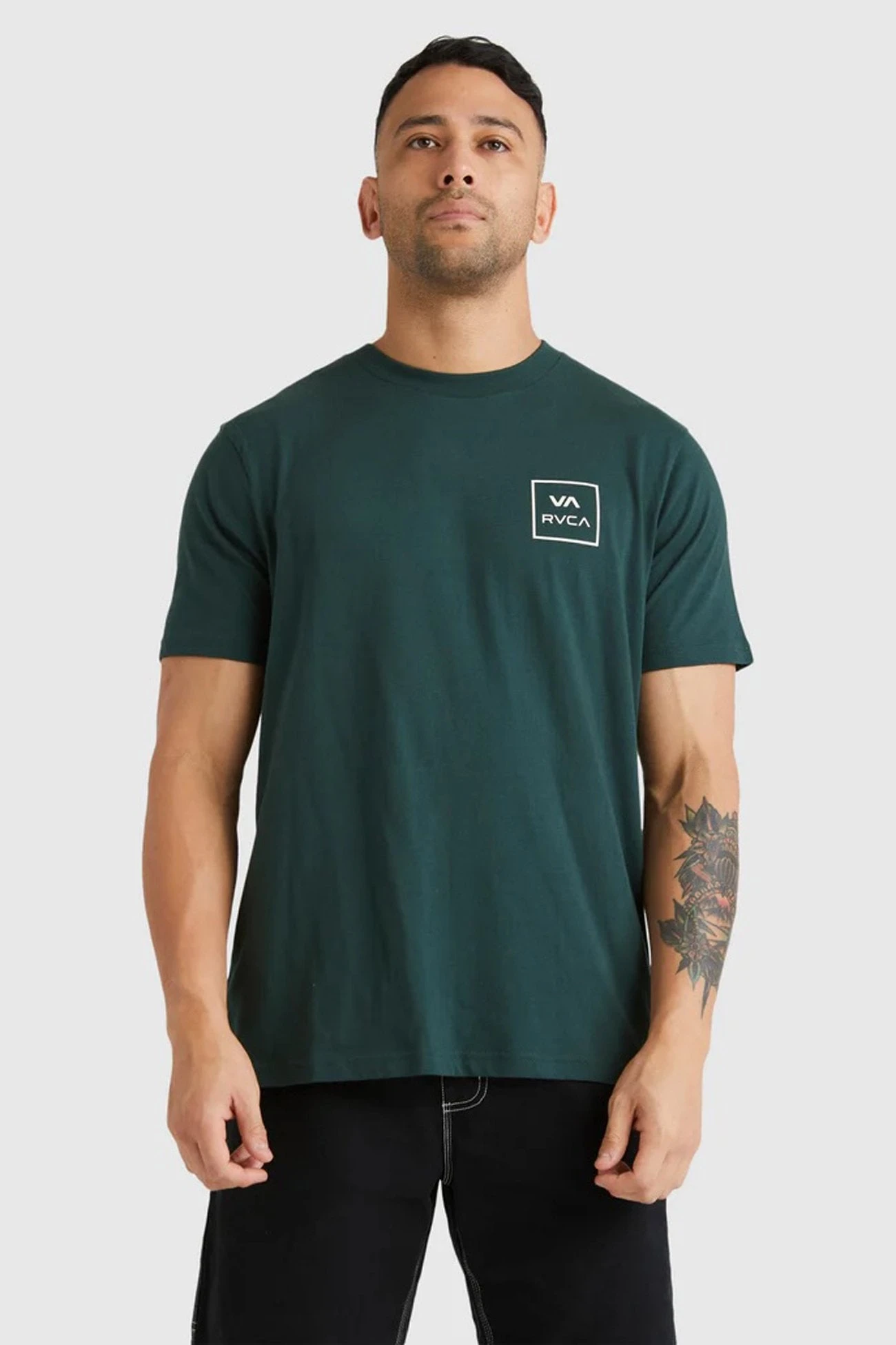 RVCA VA All The Ways Short Sleeve Tee Hunter Green 1 RVCA VA All The Ways Short Sleeve Tee Hunter Green