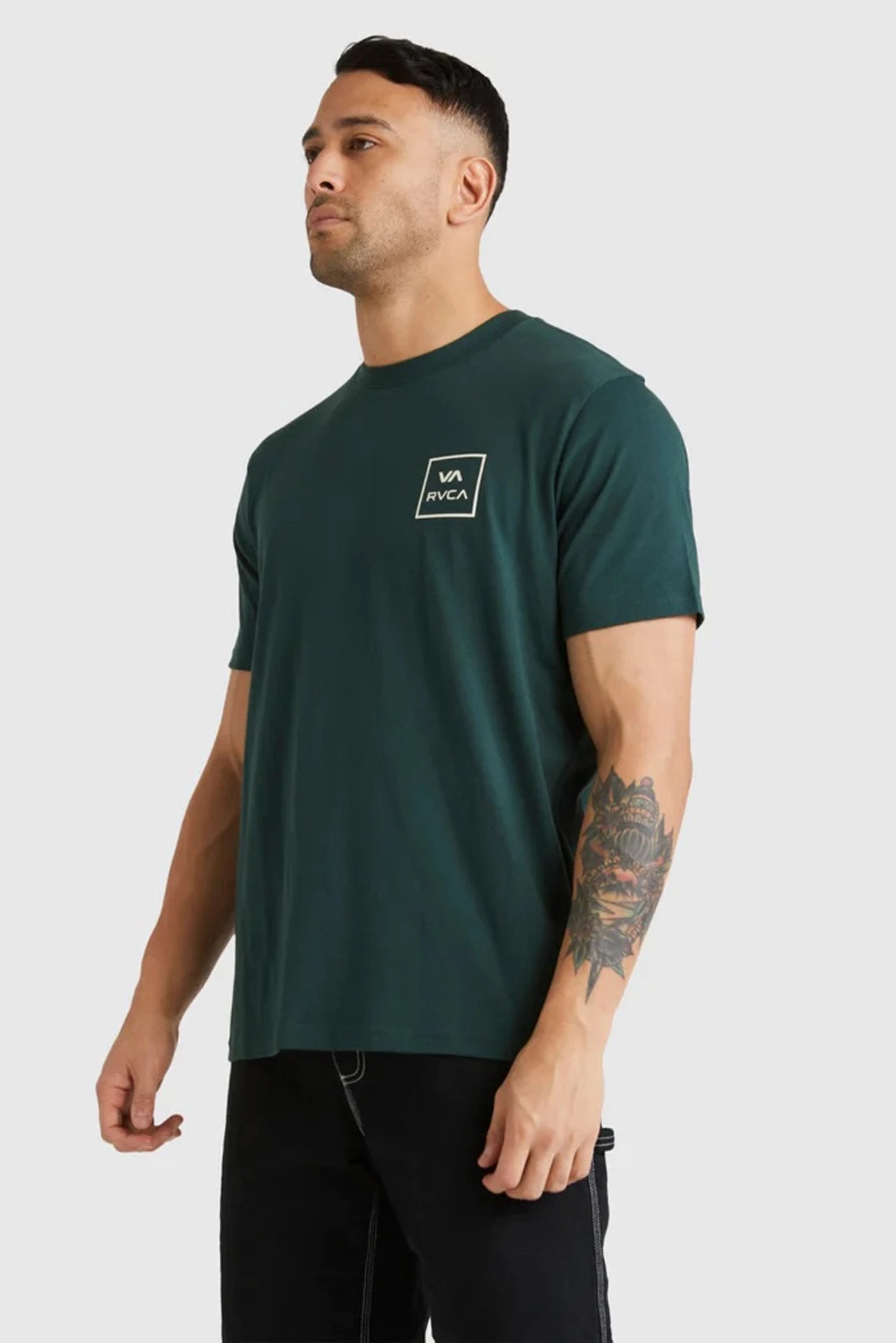 RVCA VA All The Ways Short Sleeve Tee Hunter Green 3 RVCA VA All The Ways Short Sleeve Tee Hunter Green - Image 3