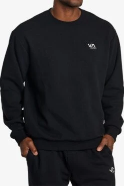 RVCA VA Essential Crew Black