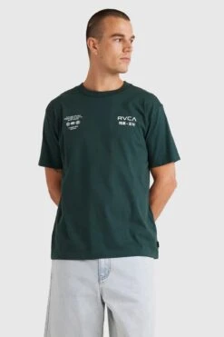 RVCA VA Worldwide Short Sleeve Tee Hunter Green