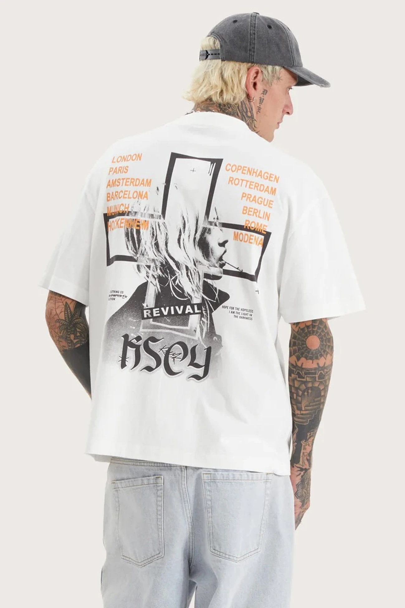 Vage Street Tee Natural White 2 Vage Street Tee Natural White - Image 2