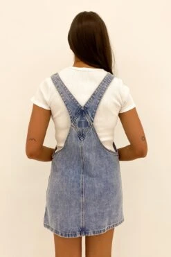 Vianna Pinafore Light Blue -Jean Jail Shop Vianna Pinafore Light Blue b