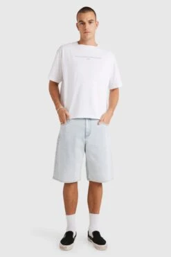 RVCA Welcome Short Sleeve Tee White -Jean Jail Shop Welcome Short Sleeve Tee White fjpg