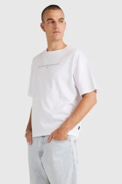 RVCA Welcome Short Sleeve Tee White -Jean Jail Shop Welcome Short Sleeve Tee White sjpg