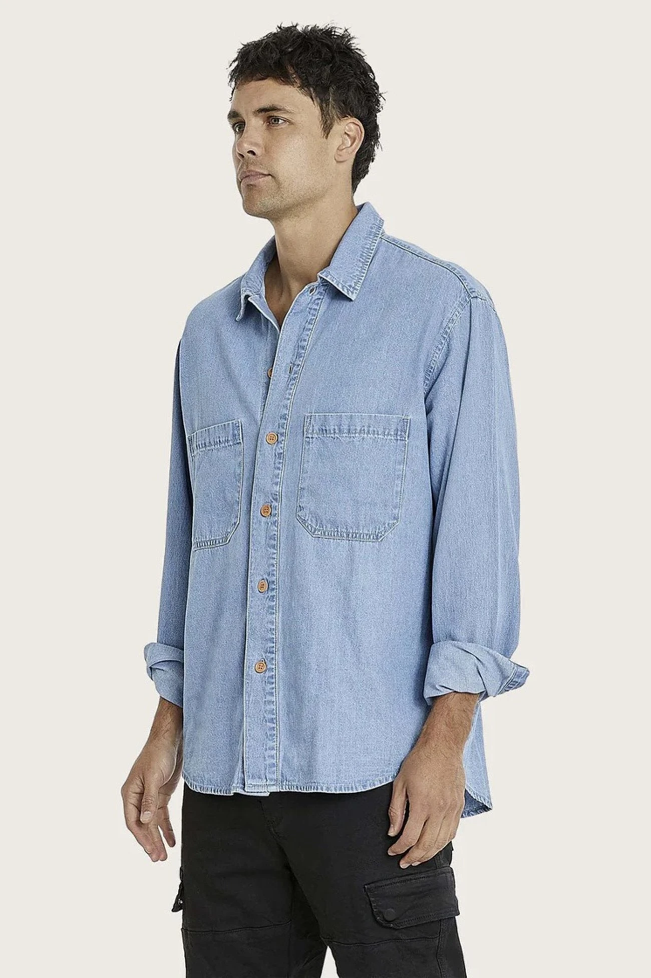 Wildfire Overshirt Blue Sky 2 Wildfire Overshirt Blue Sky - Image 2