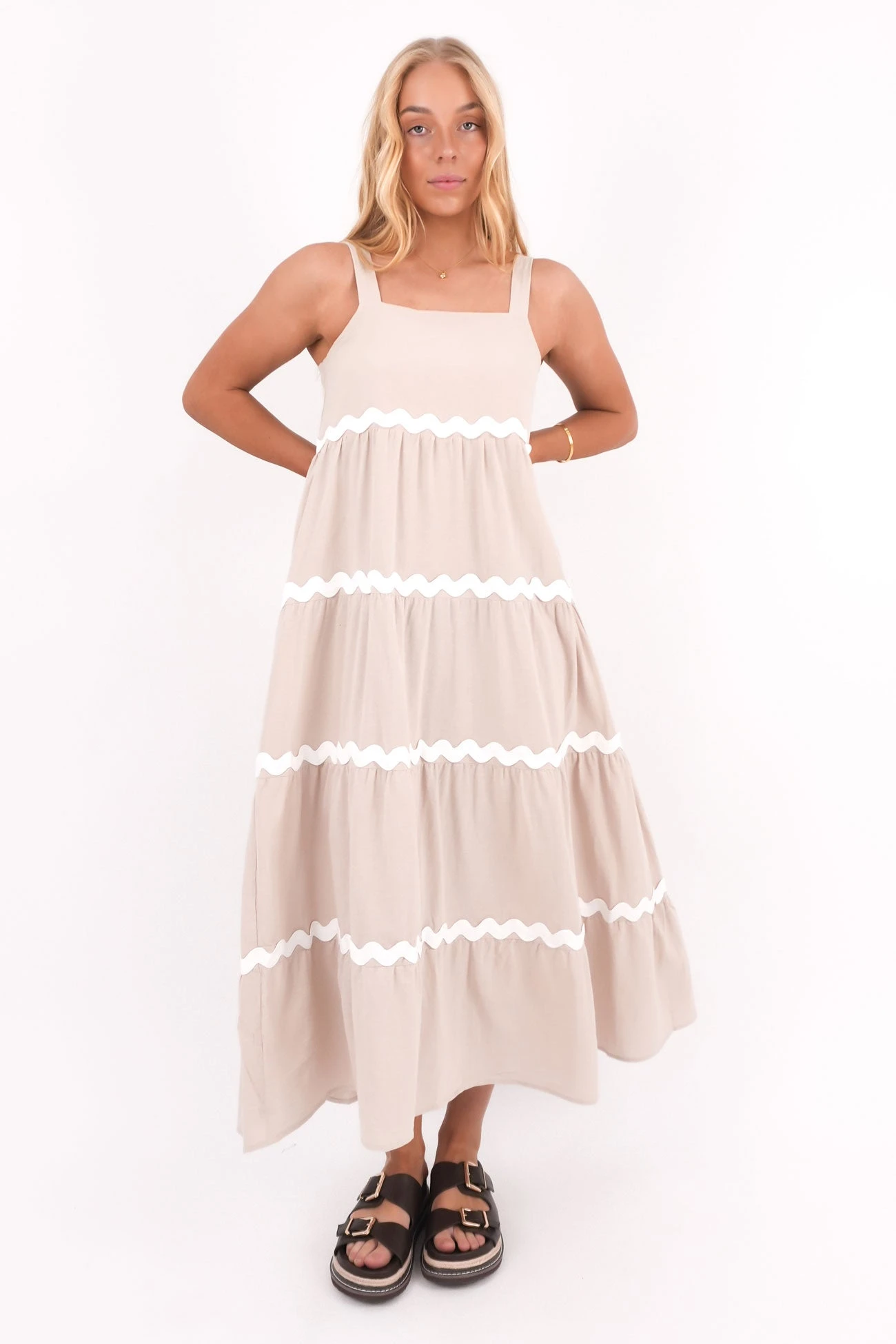 Willa Maxi Dress Natural 1 Willa Maxi Dress Natural