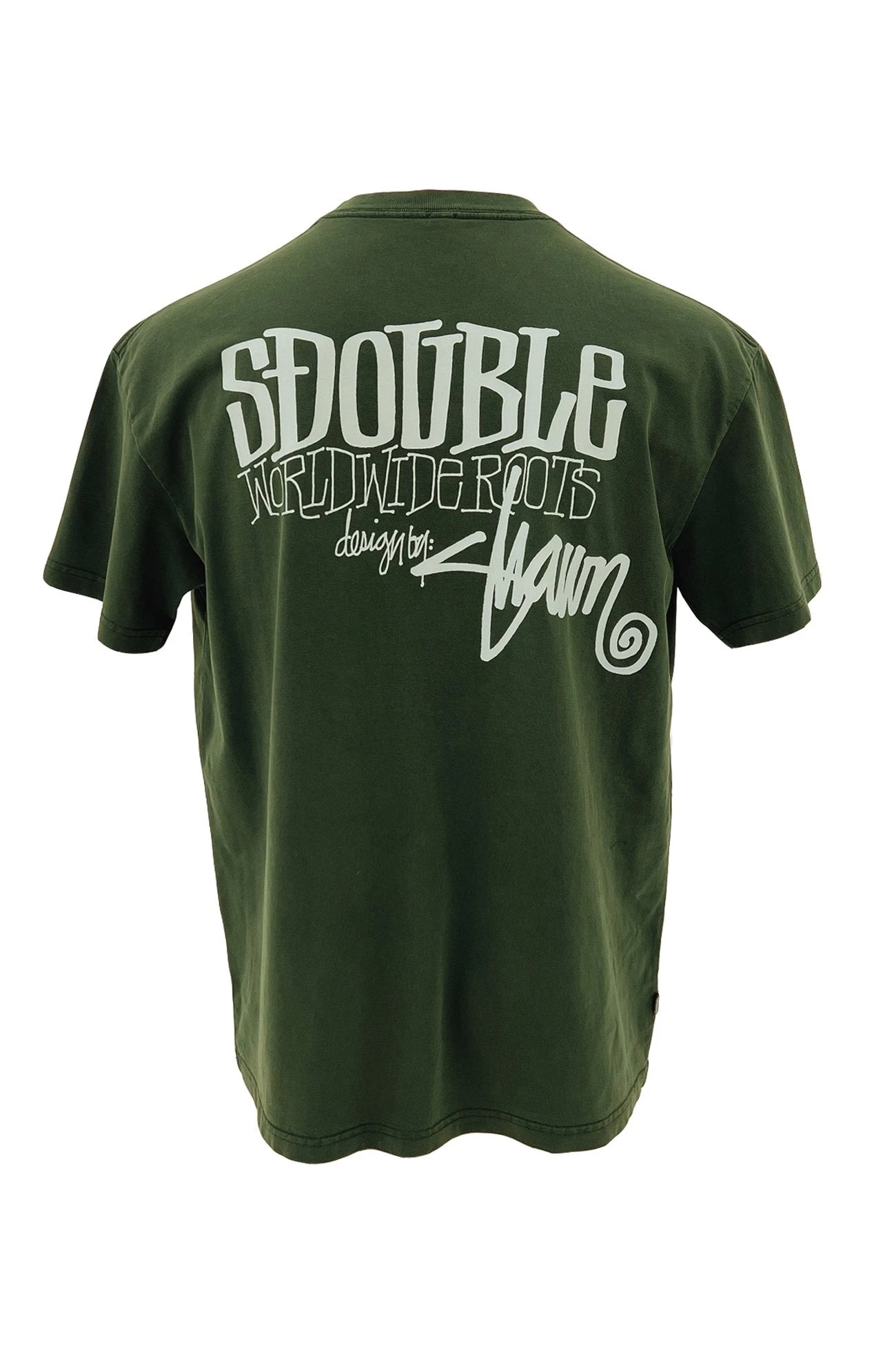 World Wide Roots Tee Washed Forest 2 World Wide Roots Tee Washed Forest - Image 2