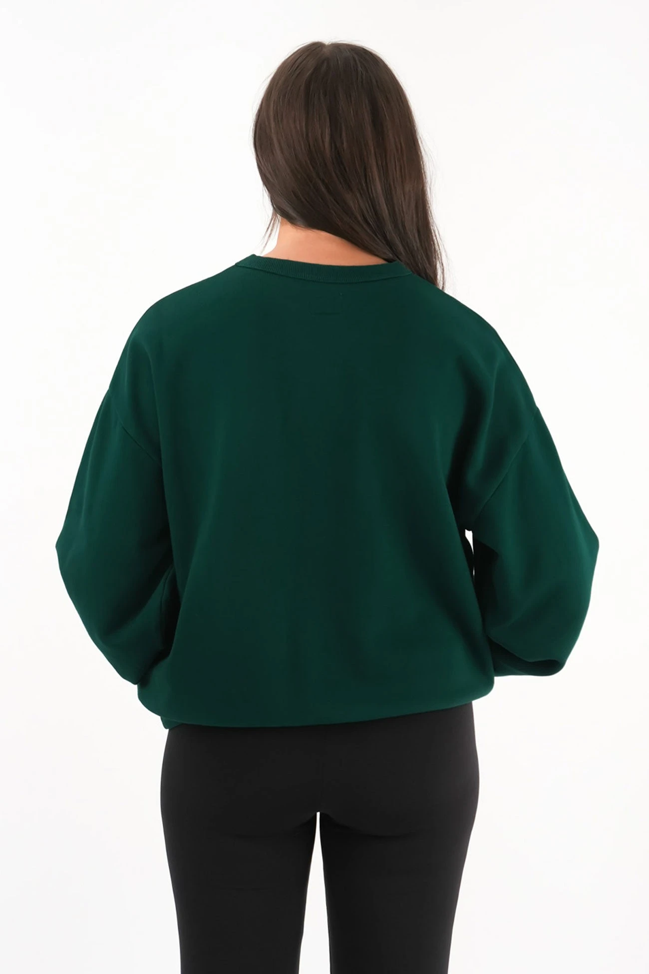 RVCA Worldly Pocket Crew Hunter Green 3 RVCA Worldly Pocket Crew Hunter Green - Image 3