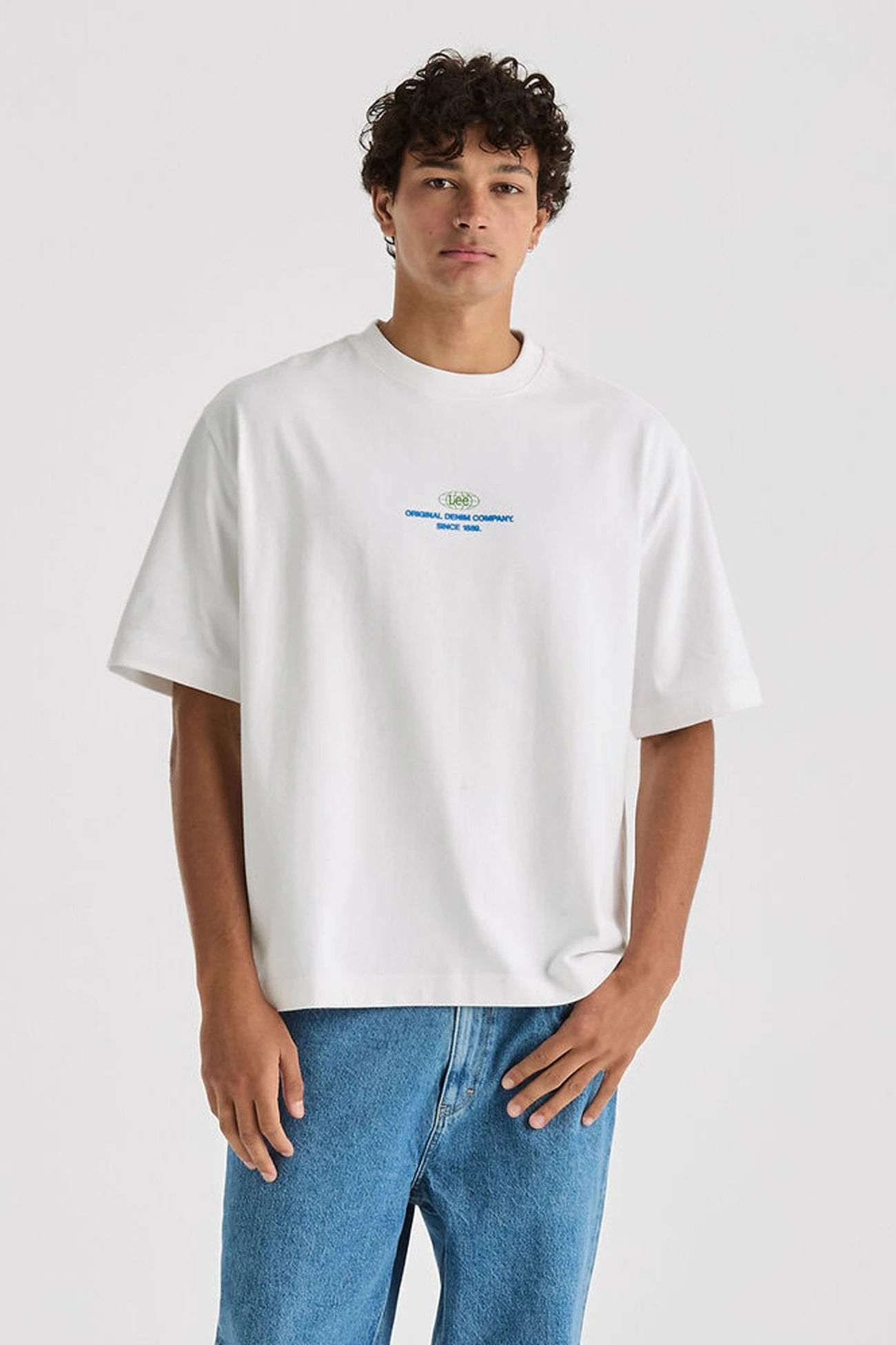 Lee Worldwide Boxcutter Tee White 1 Lee Worldwide Boxcutter Tee White