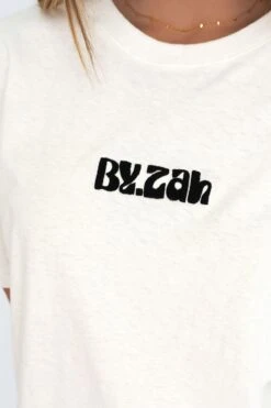 ZAH ZAH Logo Tee White Black -Jean Jail Shop ZAH ZAH Logo Tee White Black
