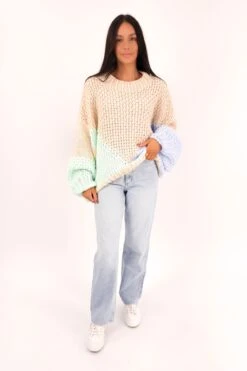 Zack Knit Blue Multi -Jean Jail Shop Zack Knit Blue Multi f3