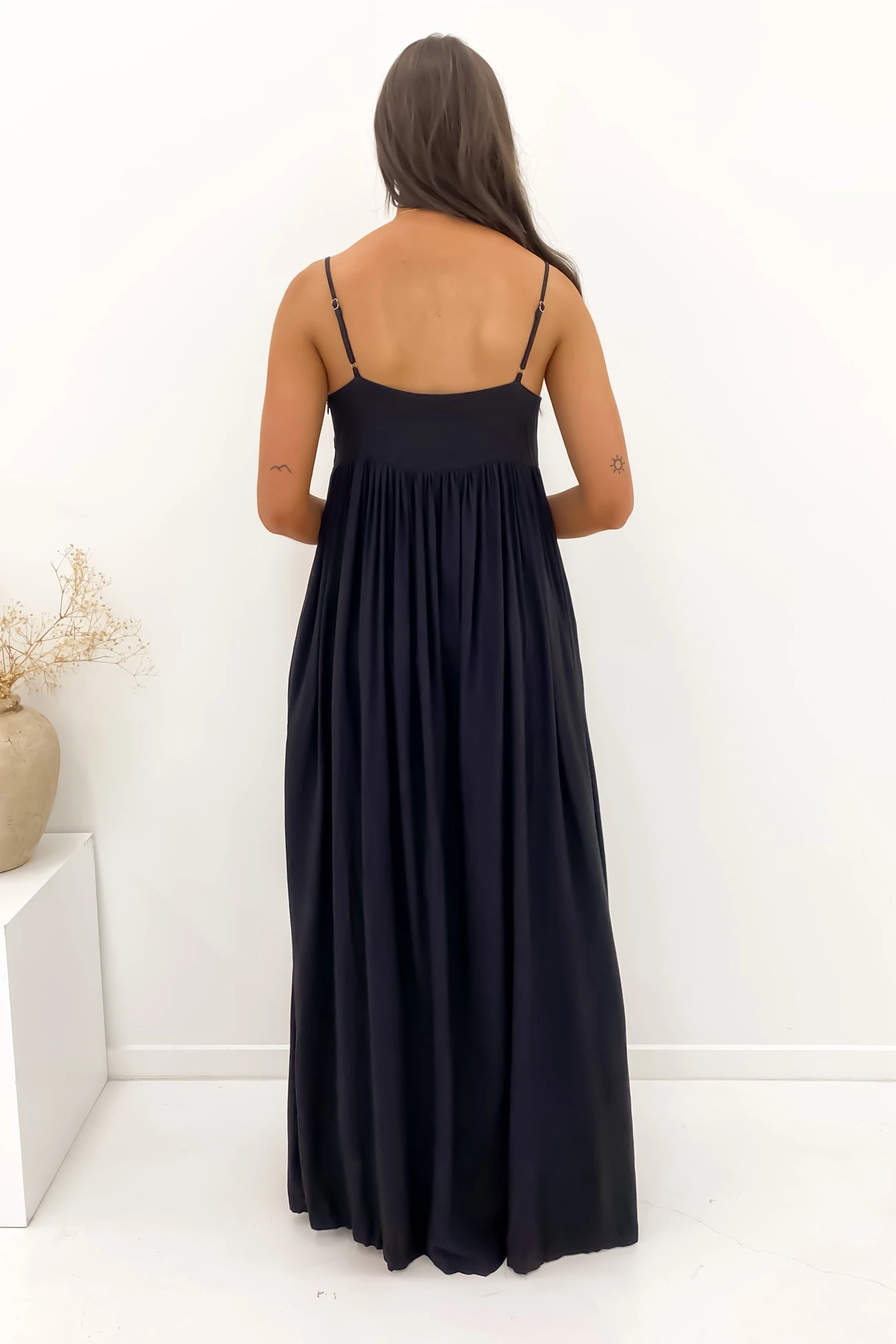 Zadie Maxi Dress Black 2 Zadie Maxi Dress Black - Image 2