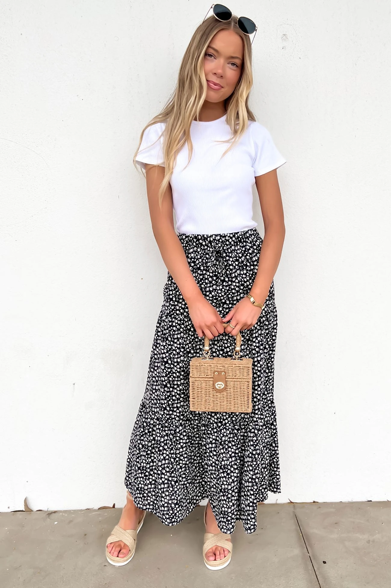 Zendaya Maxi Skirt Floral 2 Zendaya Maxi Skirt Floral - Image 2