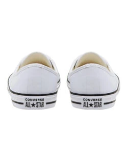 Converse Chuck Taylor All Star Ballet Lace Faux Leather Slip White 9 Converse Chuck Taylor All Star Ballet Lace Faux Leather Slip White -Jean Jail Shop balletsliponwhite3