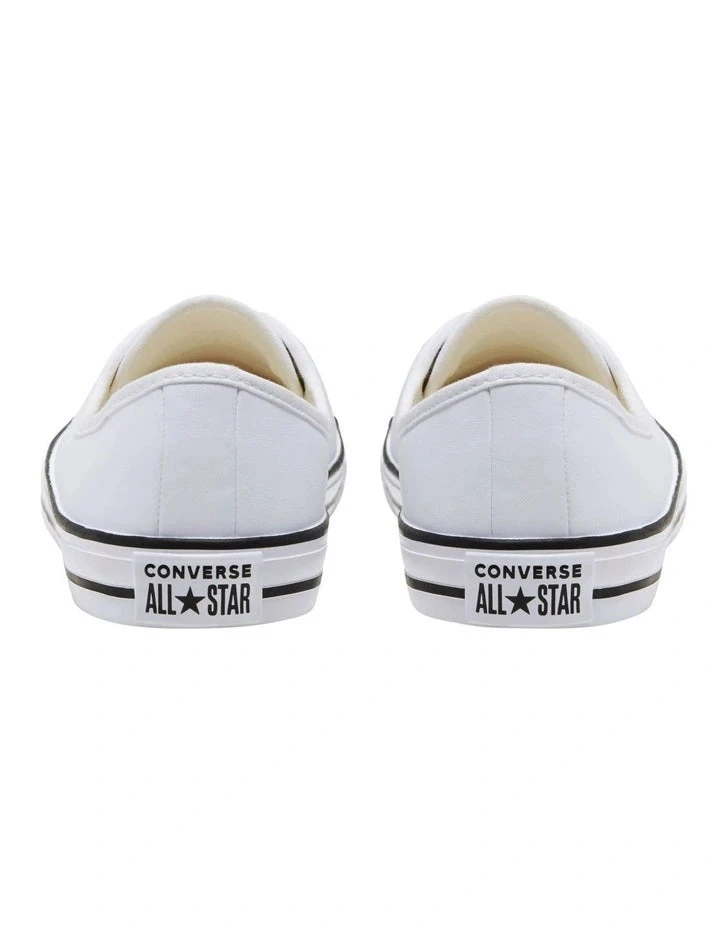 Converse Chuck Taylor All Star Ballet Lace Faux Leather Slip White 5 Converse Chuck Taylor All Star Ballet Lace Faux Leather Slip White - Image 5