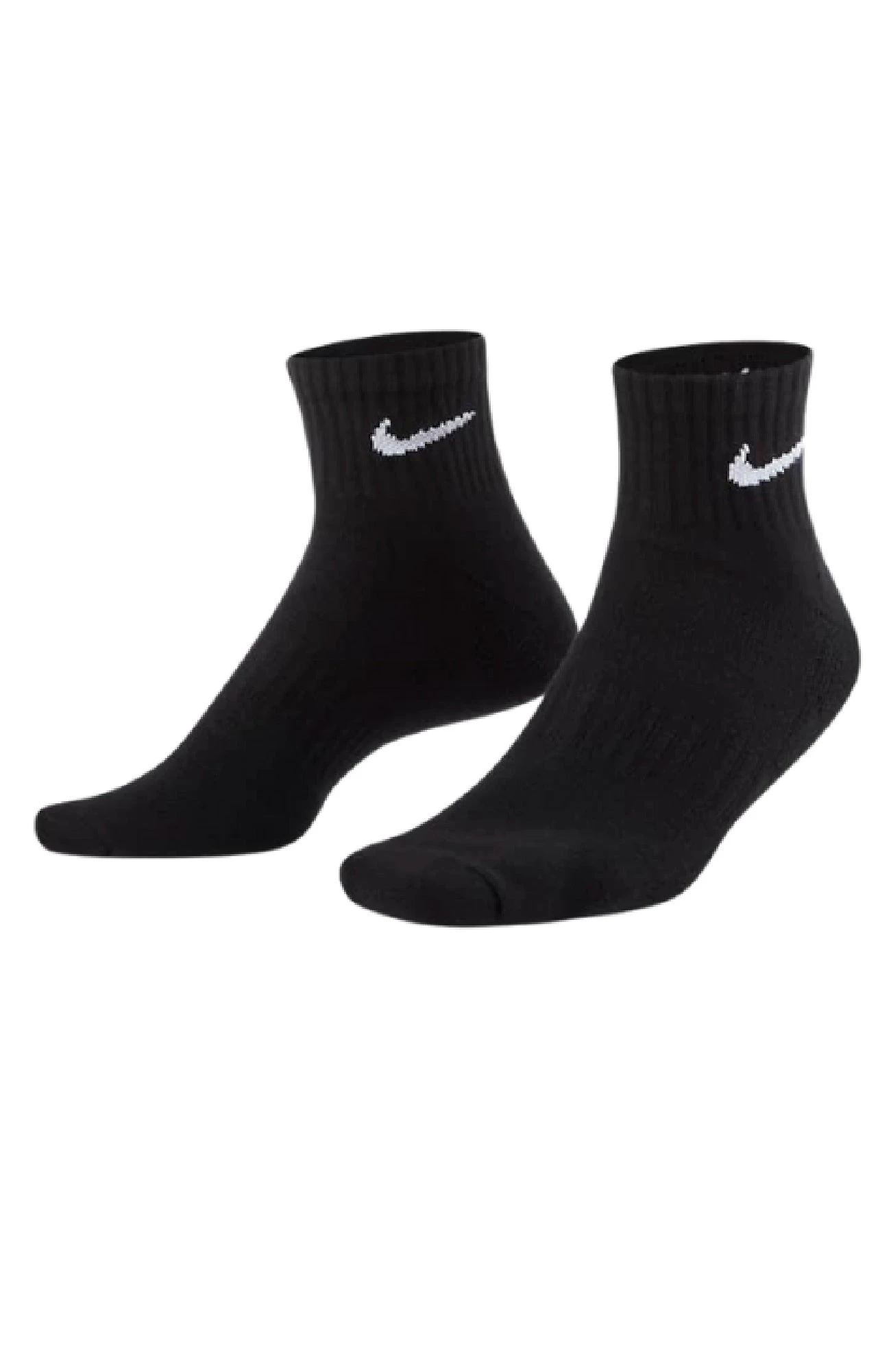 Nike Everyday Cushioned Ankle Socks 3 Pairs Black 2 Nike Everyday Cushioned Ankle Socks 3 Pairs Black - Image 2