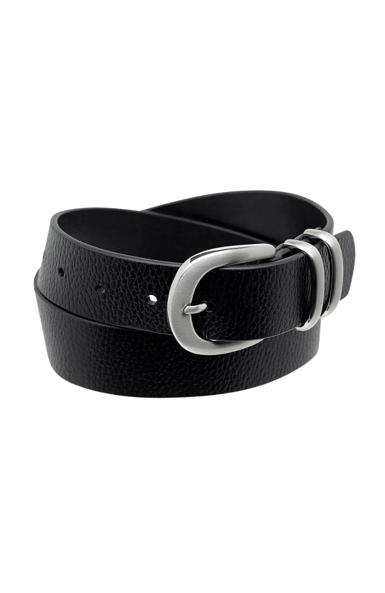 Let It Be Belt Black Silver 2 Let It Be Belt Black Silver - Image 2