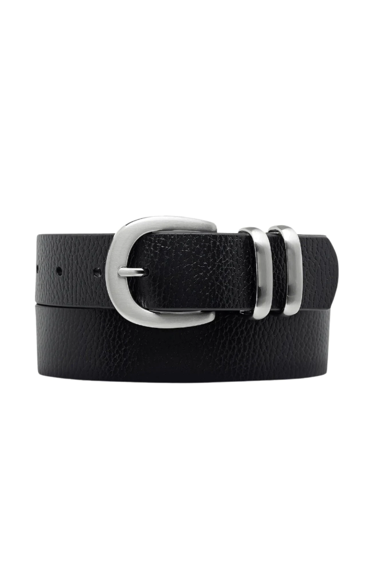 Let It Be Belt Black Silver 1 Let It Be Belt Black Silver